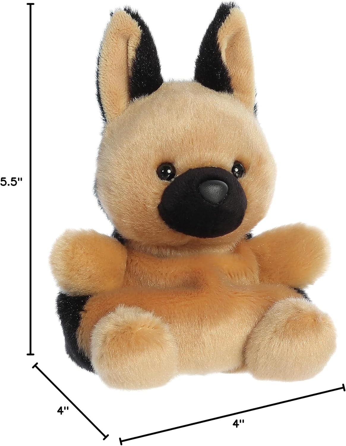 image:imageAurora Adorable Palm Pals Hans German Shepherd Stuffed Animal Fun Collectible Plush for Kids and Adult Collectors Perfect for Decorating Rooms and Birthday Gifts Brown 55 Inches