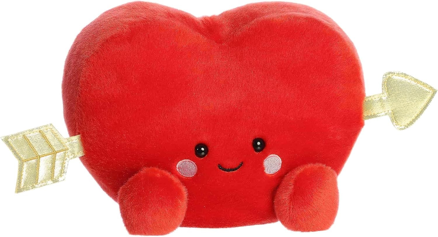image:imageAurora Adorable Palm Pals Party Sized Romeo Cupid Heart Stuffed Animal  Fun Seasonal Plush For Kids and Adult Collectors  Perfect for Decorating Rooms and Valentines Day  Red 8 Inches