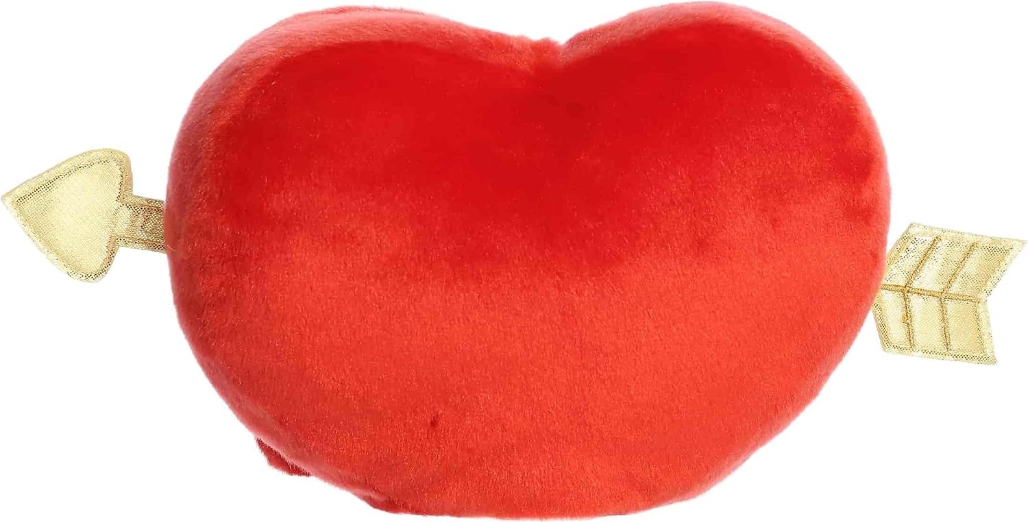 image:imageAurora Adorable Palm Pals Party Sized Romeo Cupid Heart Stuffed Animal  Fun Seasonal Plush For Kids and Adult Collectors  Perfect for Decorating Rooms and Valentines Day  Red 8 Inches