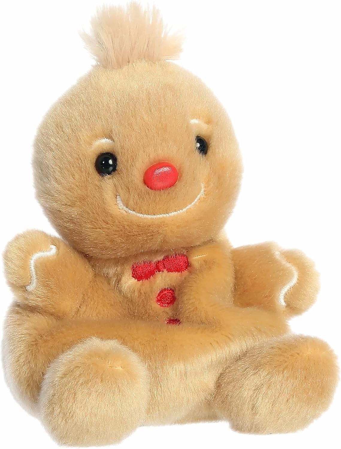 image:imageAurora Festive Palm Pals Gino Gingerbread Man Stuffed Animal Fun Collectible Plush for Kids and Adult Collectors Perfect for Holiday Decorations or Gifts Brown 5 Inches