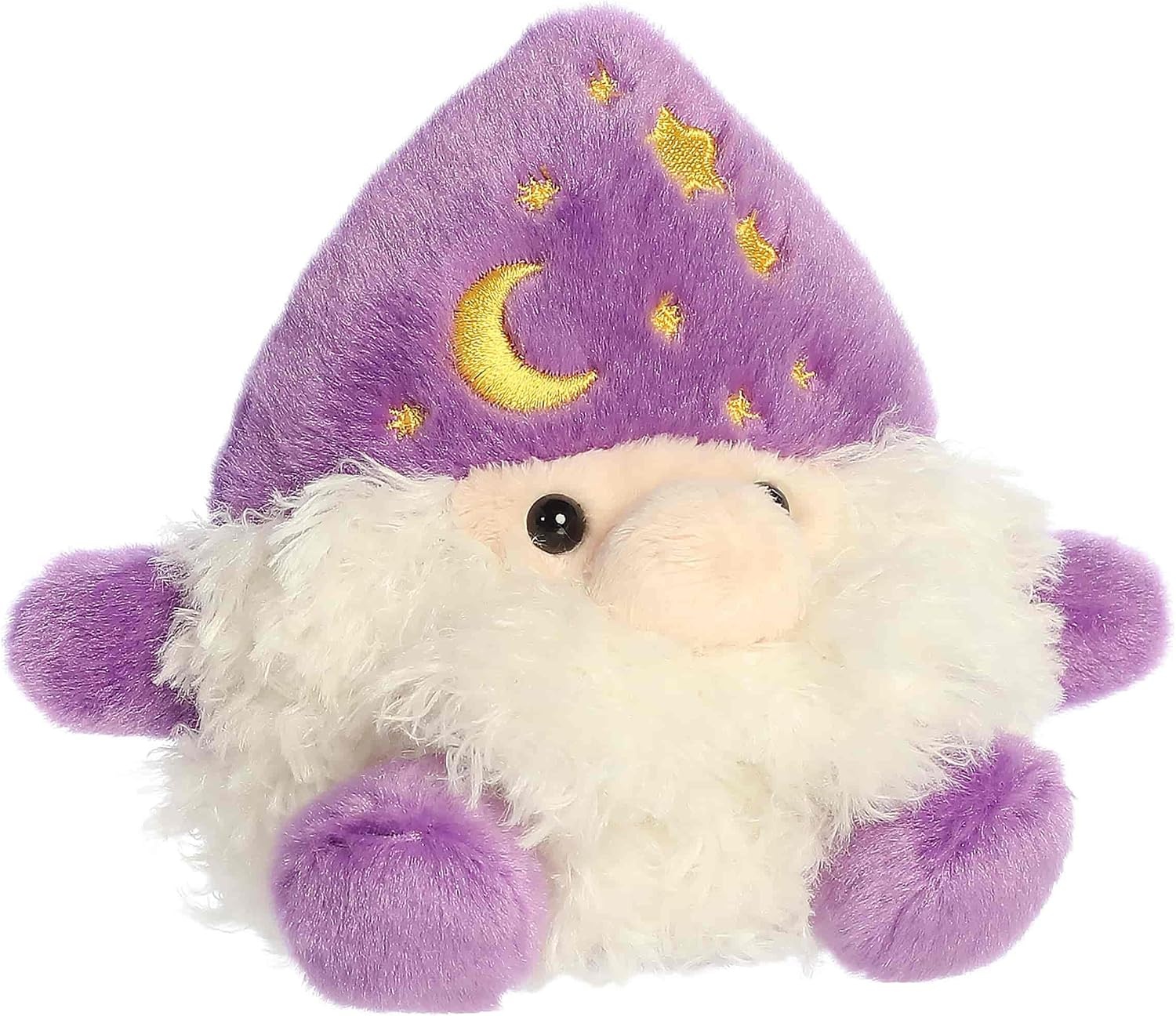 image:imageAurora Magical Palm Pals Ezerick Wizard Stuffed Animal Fun Seasonal Plush for Kids and Adult Collectors Perfect for Halloween Decorations and Gifts Purple 5 Inches
