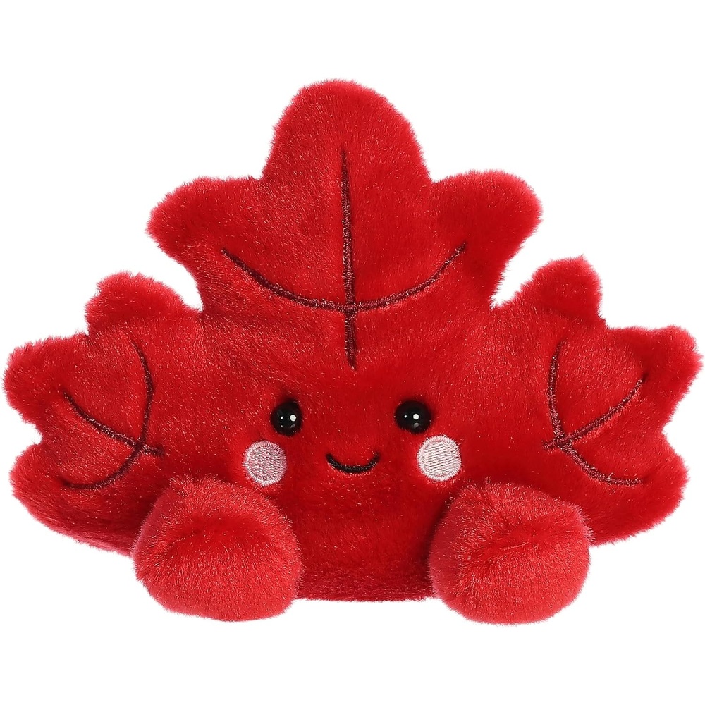 image:imageAurora Adorable Palm Pals Fall Maple Leaf Stuffed Animal  Fun Collectible Plush for Kids and Adult Collectors  Perfect for Decorating Rooms and Birthday Gifts  Red 6 Inches