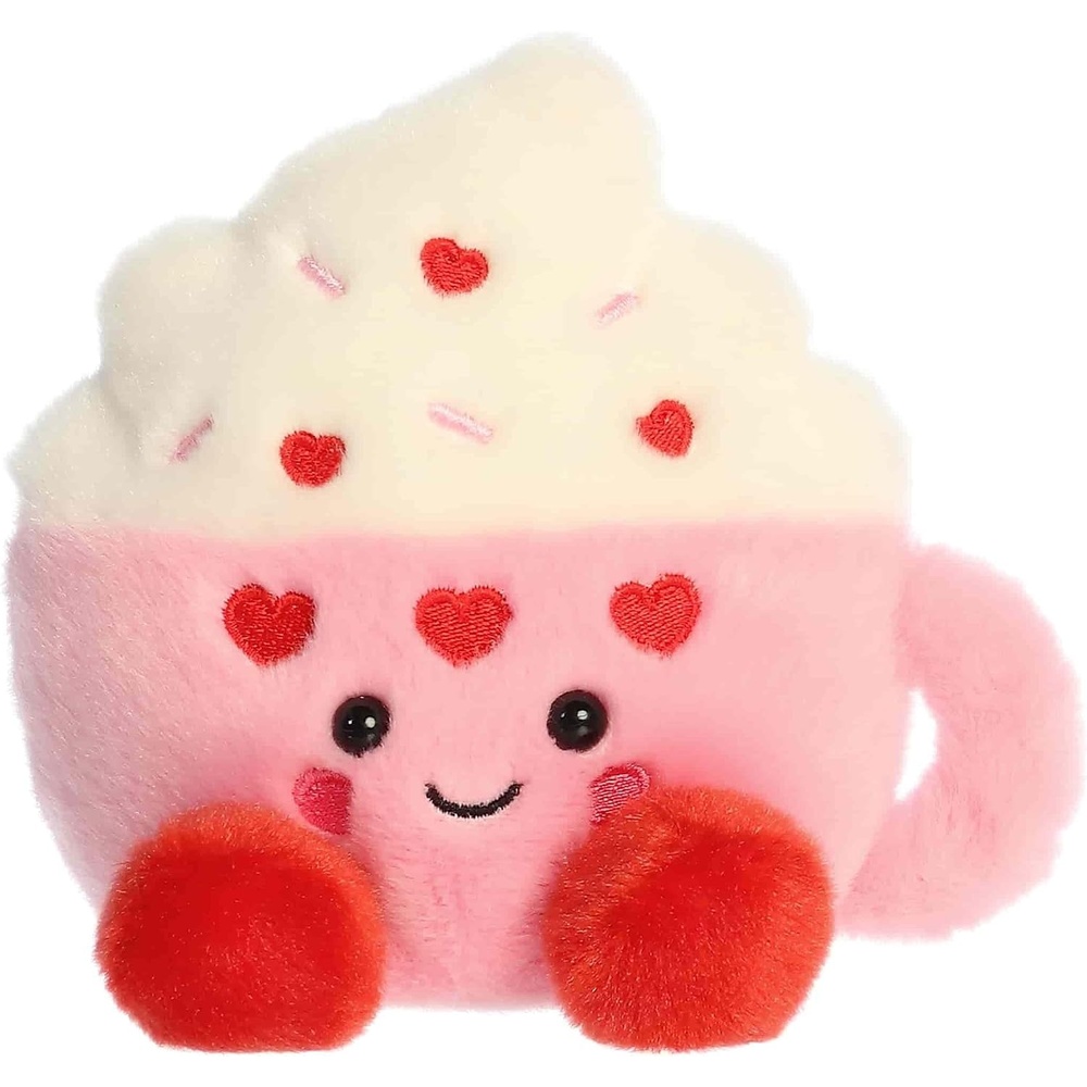 image:imageAurora Adorable Palm Pals Harper Heart Latte Stuffed Animal  Fun Seasonal Plush For Kids and Adult Collectors  Perfect for Decorating Rooms and Valentines Day  Pink 55 Inches