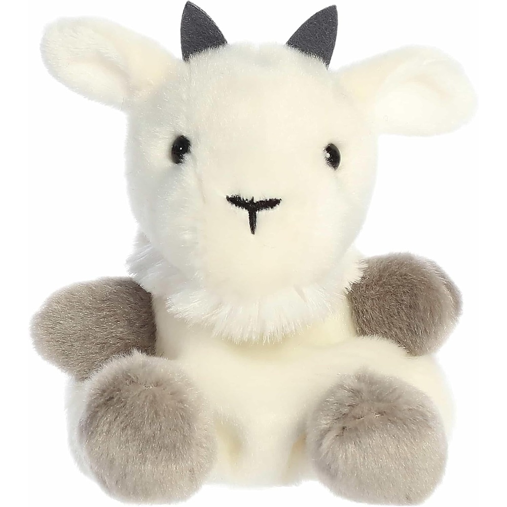 image:imageAurora Adorable Palm Pals Jenny Mountain Goat Stuffed Animal  Fun Collectible Plush for Kids and Adult Collectors  Perfect for Decorating Rooms and Birthday Gifts  White 5 Inches