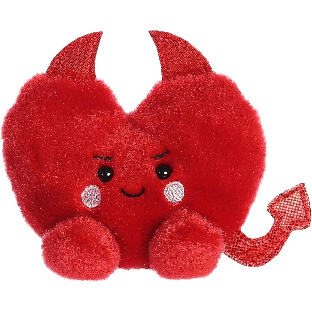 image:imageAurora Adorable Palm Pals Klaus Heart Stuffed Animal  PocketSized Play  Collectable Fun  Red 5 Inches