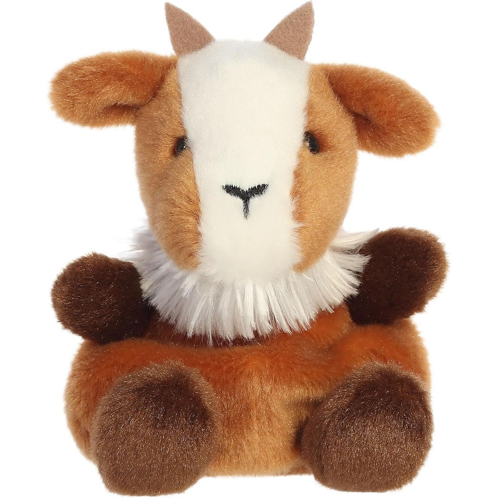 image:imageAurora Adorable Palm Pals Meadow Goat Stuffed Animal  Fun Collectible Plush for Kids and Adult Collectors  Perfect for Decorating Rooms and Birthday Gifts  Brown 5 Inches