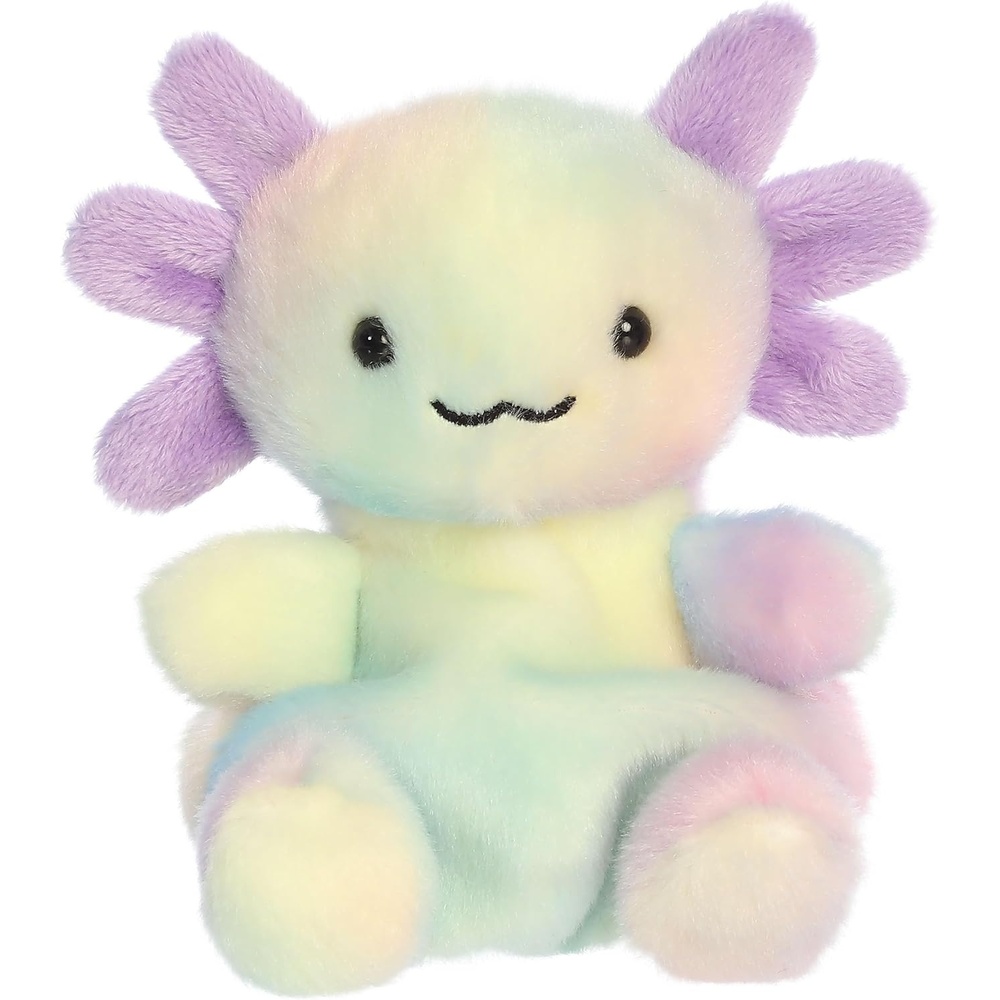 image:imageAurora Adorable Palm Pals Xochitl Rainbow Axolotl Stuffed Animal  Fun Collectible Plush for Kids and Adult Collectors  Perfect for Decorating Rooms and Birthday Gifts  5 Inches