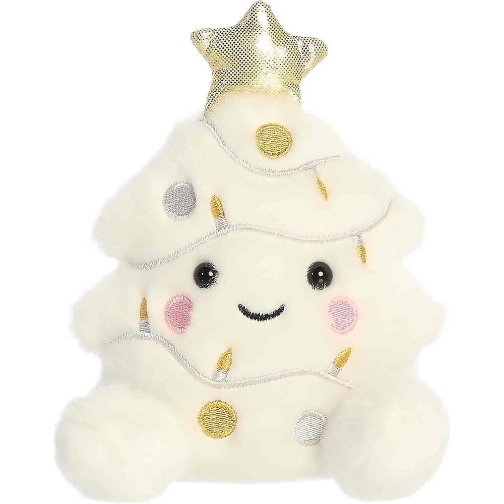 image:imageAurora Festive Palm Pals Felicia Christmas Tree Stuffed Animal  Fun Seasonal Plush for Kids and Adult Collectors  Perfect for Holiday Decorations or Gifts  White 5 Inches