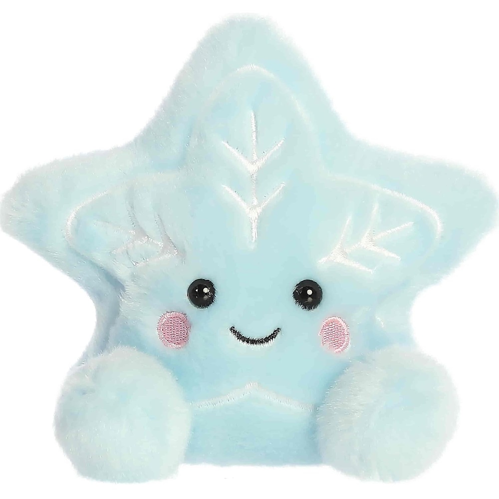 image:imageAurora Festive Palm Pals Lumi Snow Star Stuffed Animal  Fun Seasonal Plush For Kids and Adult Collectors  Perfect For Holiday Decorations or Gifts  Blue 5 Inches