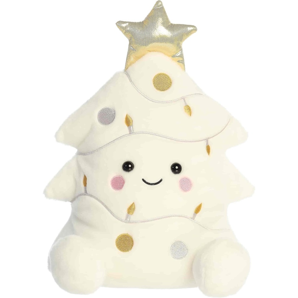 image:imageAurora Festive Palm Pals Party Sized Felicia Christmas Tree Stuffed Animal  Fun Seasonal Plush in Bigger Sizes  Perfect for Holiday Decorations or Gifts  White 13 Inches