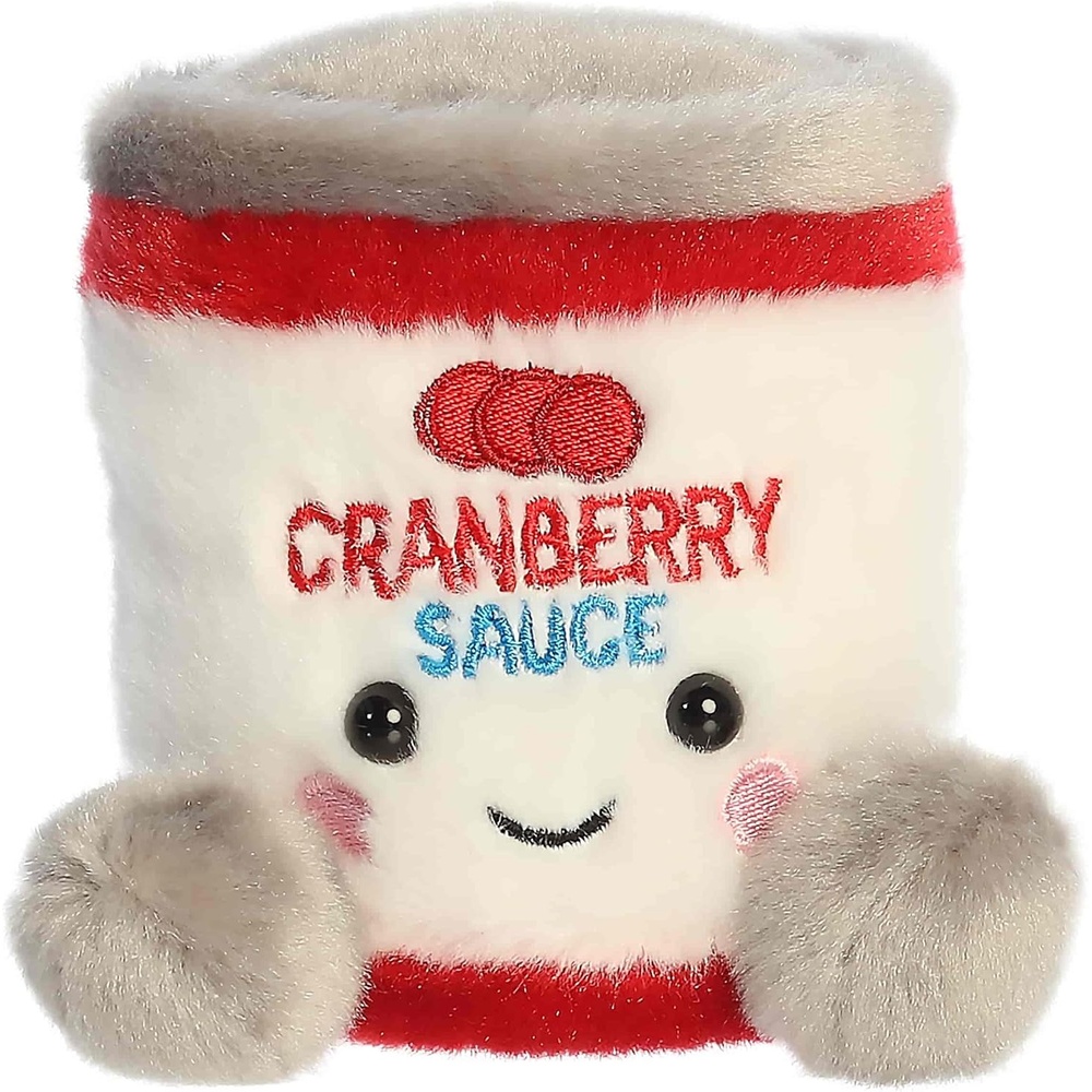 image:imageAurora Festive Palm Pals Quinn Cranberry Sauce Stuffed Animal  Fun Seasonal Plush for Kids and Adult Collectors  Perfect for Holiday Decorations or Gifts  Multicolor 4 Inches