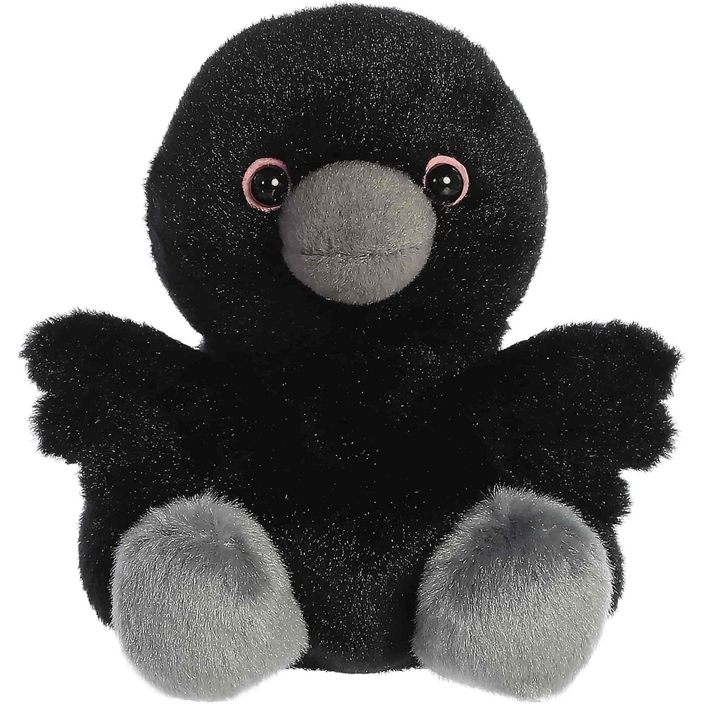 image:imageAurora Spooky Palm Pals Poe Raven Stuffed Animal  Fun Seasonal Plush for Kids and Adult Collectors  Perfect for Halloween Decorations and Gifts  Black 45 Inches