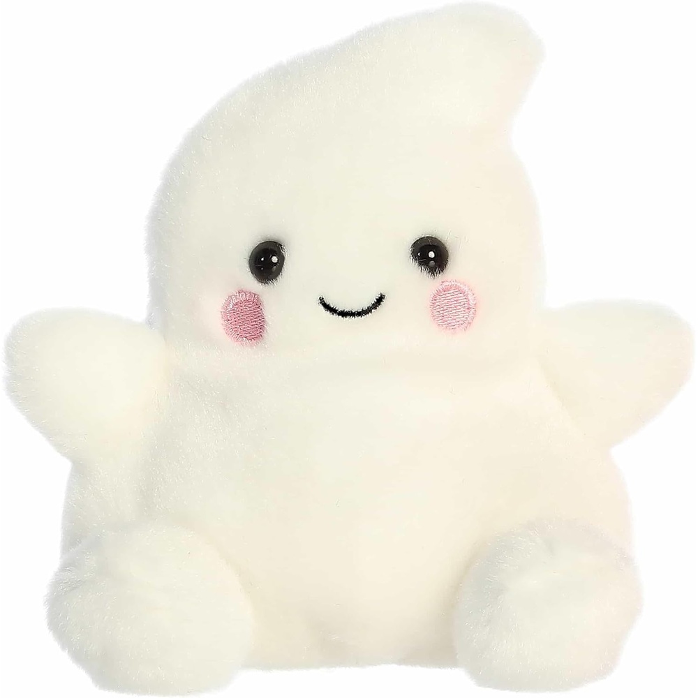 image:imageAurora Spooky Palm Pals Tricks Ghost Stuffed Animal  Fun Collectible Plush for Kids and Adult Collectors  Perfect for Halloween Decorations and Gifts  White 5 Inches