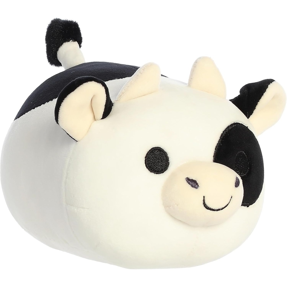 image:imageAurora Squishy Mooples Bessie Black and White Stuffed Animal  Soft and Cuddly Toy for Imaginative Play for Adults and Kids  7 Inches