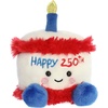 Aurora® Adorable Palm Pals™ America B’Day Cake™ Stuffed Animal – Fun Collectible Plush for Kids and Adult Collectors – Perfect for Decorating Rooms and Birthday Gifts – Multicolor 5 Inches