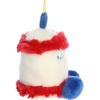 Aurora® Adorable Palm Pals™ America B’Day Cake™ Stuffed Animal – Fun Collectible Plush for Kids and Adult Collectors – Perfect for Decorating Rooms and Birthday Gifts – Multicolor 5 Inches