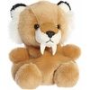 Aurora® Adorable Palm Pals™ Ash Saber Tooth Tiger™ Stuffed Animal – Fun Collectible Plush for Kids and Adult Collectors – Perfect for Decorating Rooms and Birthday Gifts – Brown 5 Inches