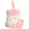 Aurora Adorable Palm Pals Bubbi Bunny Cake Stuffed Animal – Fun Collectible Plush For Kids and Adult Collectors – Seasonal Plush For Easter Holiday – Pink 5.5 Inches