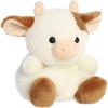 Aurora® Adorable Palm Pals™ Caroline Brown Cow Stuffed Animal – Fun Collectible Plush for Kids and Adult Collectors – Perfect for Decorating Rooms and Birthday Gifts – 5 Inches