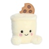 Aurora® Adorable Palm Pals™ Duncan Milk & Cookies™ Stuffed Animal – Fun Collectible Plush For Kids and Adult Collectors – Perfect for Decorating Rooms and Birthday Gifts – White 4 Inches
