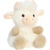 Aurora Adorable Palm Pals Halleigh Highland Cow Stuffed Animal – Fun Collectible Plush for Kids and Adult Collectors – Perfect for Decorating Rooms and Birthday Gifts – White 5 Inches