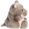 Aurora® Adorable Palm Pals™ Ham Pygmy Hippo™ Stuffed Animal – Fun Collectible Plush for Kids and Adult Collectors – Perfect for Decorating Rooms and Birthday Gifts – Gray 5 Inches