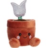 Aurora® Adorable Palm Pals™ Holland Potted Tulip Stuffed Animal – Fun Collectible Plush for Kids and Adult Collectors – Perfect for Decorating Rooms and Birthday Gifts – Brown 5 Inches
