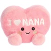 Aurora Adorable Palm Pals I Love Nana Heart Stuffed Animal – Fun Collectible Plush For Grandmothers – A Gift of Affection to Express Love – Pink 5 Inches
