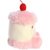 Aurora Adorable Palm Pals Jubi Heart Cake Stuffed Animal – Fun Seasonal Plush for Kids and Adult Collectors – Perfect for Decorating Rooms and Valentine’s Day – Pink 5 Inches