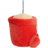 Aurora Adorable Palm Pals June Sand Bucket Stuffed Animal – Fun Collectible Plush for Kids and Adult Collectors – Perfect for Decorating Rooms and Birthday Gifts – Red 4 Inches