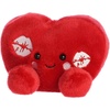 Aurora Adorable Palm Pals Kimi Kisses Heart Stuffed Animal – Fun Seasonal Plush For Kids and Adult Collectors – Perfect for Decorating Rooms and Valentine’s Day – Red 5 Inches