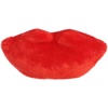Aurora Adorable Palm Pals Kissie Lips Stuffed Animal – Fun Seasonal Plush For Kids and Adult Collectors – Perfect for Decorating Rooms and Valentine’s Day – Red 6 Inches