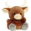 Aurora® Adorable Palm Pals™ Landon Longhorn™ Stuffed Animal – Fun Collectible Plush for Kids and Adult Collectors – Perfect for Decorating Rooms and Birthday Gifts – Brown 5 Inches
