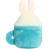 Aurora Adorable Palm Pals Lopi Bunny Latte Stuffed Animal – Fun Collectible Plush For Kids and Adult Collectors – Seasonal Plush For Easter Holiday – Blue 6 Inches