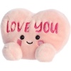 Aurora Adorable Palm Pals Love You Candy Heart Stuffed Animal – Fun Seasonal Plush For Kids and Adult Collectors – Perfect for Decorating Rooms and Valentine’s Day – Pink 5 Inches