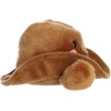 Aurora® Adorable Palm Pals™ Orville Cowboy Hat™ Stuffed Animal – Fun Collectible Plush for Kids and Adult Collectors – Perfect for Decorating Rooms and Birthday Gifts – Brown 5 Inches