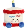 Aurora® Adorable Palm Pals™ Party Sized Limited Edition America B’Day Cake™ Stuffed Animal – Fun Characters Now in Bigger Sizes – Perfect for Decorating Rooms and Birthday Gifts – 7 Inches