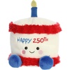 Aurora® Adorable Palm Pals™ Party Sized Limited Edition America B’Day Cake™ Stuffed Animal – Fun Characters Now in Bigger Sizes – Perfect for Decorating Rooms and Birthday Gifts – 7 Inches