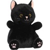 Aurora Adorable Palm Pals Party Sized Twilight Black Cat Stuffed Animal – Fun Characters Now in Bigger Sizes – Perfect for Decorating Rooms and Birthday Gifts – Black 7.5 Inches