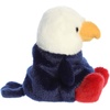 Aurora® Adorable Palm Pals™ Patriot Eagle™ Stuffed Animal – Fun Collectible Plush for Kids and Adult Collectors – Perfect for Decorating Rooms and Birthday Gifts – Multicolor 5 Inches