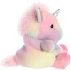 Aurora® Adorable Palm Pals™ Sorbet Unicorn™ Stuffed Animal – Fun Collectible Plush for Kids and Adult Collectors – Perfect for Decorating Rooms and Birthday Gifts – Rainbow 5.5 Inches