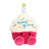Aurora® Adorable Palm Pals™ Sparkle Birthday Cupcake™ Stuffed Animal – Fun Collectible Plush For Kids and Adult Collectors – Perfect for Decorating Rooms and Birthday Gifts – Pink 4.5 Inches