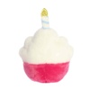 Aurora® Adorable Palm Pals™ Sparkle Birthday Cupcake™ Stuffed Animal – Fun Collectible Plush For Kids and Adult Collectors – Perfect for Decorating Rooms and Birthday Gifts – Pink 4.5 Inches