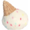 Aurora® Adorable Palm Pals™ Sprinkle Ice Cream™ Stuffed Animal – Fun Collectible Plush for Kids and Adult Collectors – Perfect for Decorating Rooms and Birthday Gifts – White 5 Inches