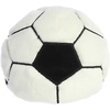 Aurora® Adorable Palm Pals™ Striker Soccerball™ Stuffed Animal – Fun Collectible Plush for Kids and Adult Collectors – Perfect for Decorating Rooms and Birthday Gifts – Black 4 Inches