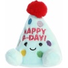 Aurora® Adorable Palm Pals™ Viva Party Hat™ Stuffed Animal – Fun Collectible Plush for Kids and Adult Collectors – Perfect for Decorating Rooms and Birthday Gifts – Blue 4 Inches