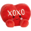 Aurora Adorable Palm Pals XOXO Candy Heart Stuffed Animal – Fun Seasonal Plush For Kids and Adult Collectors – Perfect for Decorating Rooms and Valentine’s Day – Red 5 Inches