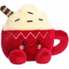 Aurora® Festive Palm Pals™ Cassia Hot Cocoa™ Stuffed Animal – Fun Collectible Plush for Kids and Adult Collectors – Perfect for Holiday Decorations or Gifts – Red 5 Inches