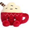 Aurora® Festive Palm Pals™ Cassia Hot Cocoa™ Stuffed Animal – Fun Collectible Plush for Kids and Adult Collectors – Perfect for Holiday Decorations or Gifts – Red 5 Inches