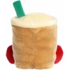 Aurora® Festive Palm Pals™ Chewy Festive Boba™ Stuffed Animal – Fun Collectible Plush for Kids and Adult Collectors – Perfect for Holiday Decorations or Gifts – Brown 4.5 Inches